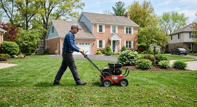 Home Lawn Aerating Service