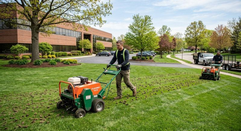 Home Lawn Aerating