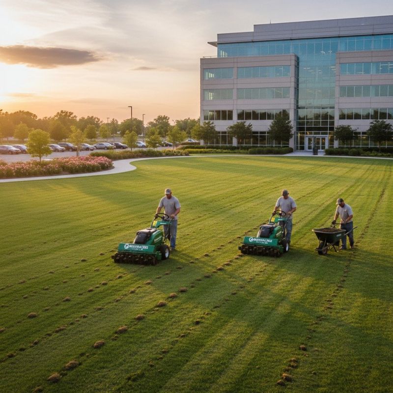 Home Lawn Aerating